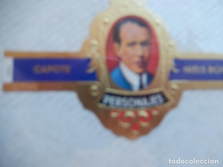 Vitolas de colecci&oacute;n: NIELS BOHR - VITOLA CAPOTE - PERSONAJES.