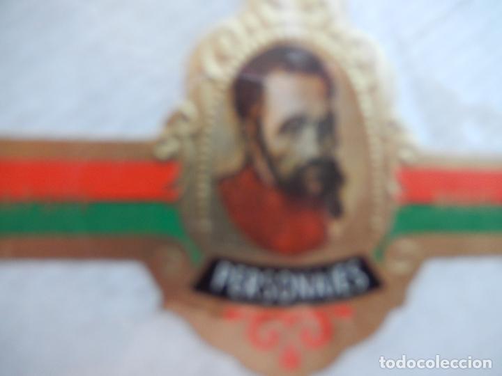 Vitolas de colecci&oacute;n: MIGUEL &Aacute;NGEL - VITOLA CAPOTE - PERSONAJES.