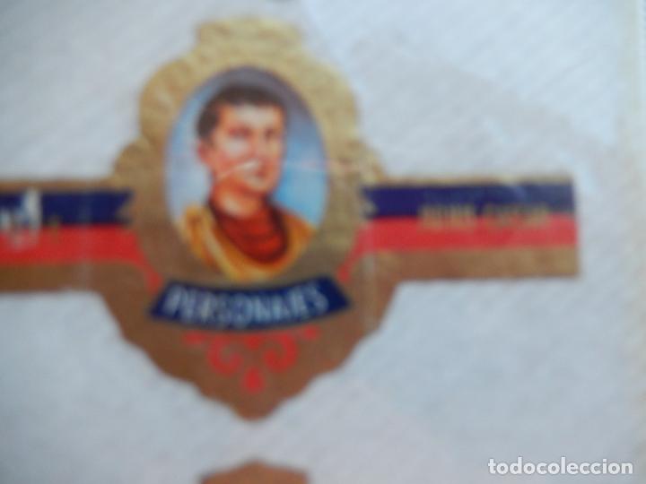 Vitolas de colecci&oacute;n: JULIUS CAESAR - VITOLA CAPOTE - PERSONAJES.