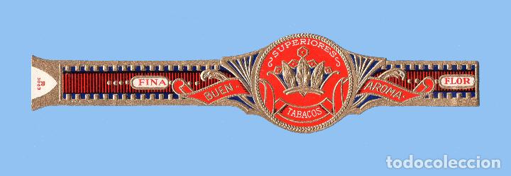 Collection cigar bands: Vitola gigante antigua - Sin Marca. Tabacos Superiores. Buen Aroma - CORONA. (16 cm.)