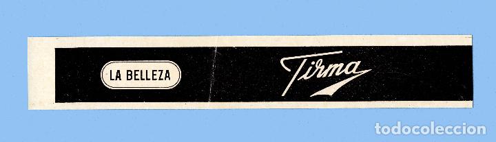 Collection cigar bands: Vitola semigigante antigua (cintillo) - Marca LA BELLEZA (18,5 cm. de largo)