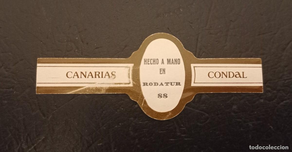 Vitolas de colecci&oacute;n: Vitola CANARIAS CONDAL - Foto 1