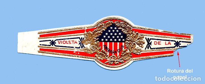 Sammlung von Banderolen: VITOLA MEXICANA ANTIGUA - MARCA LA VIOLETA