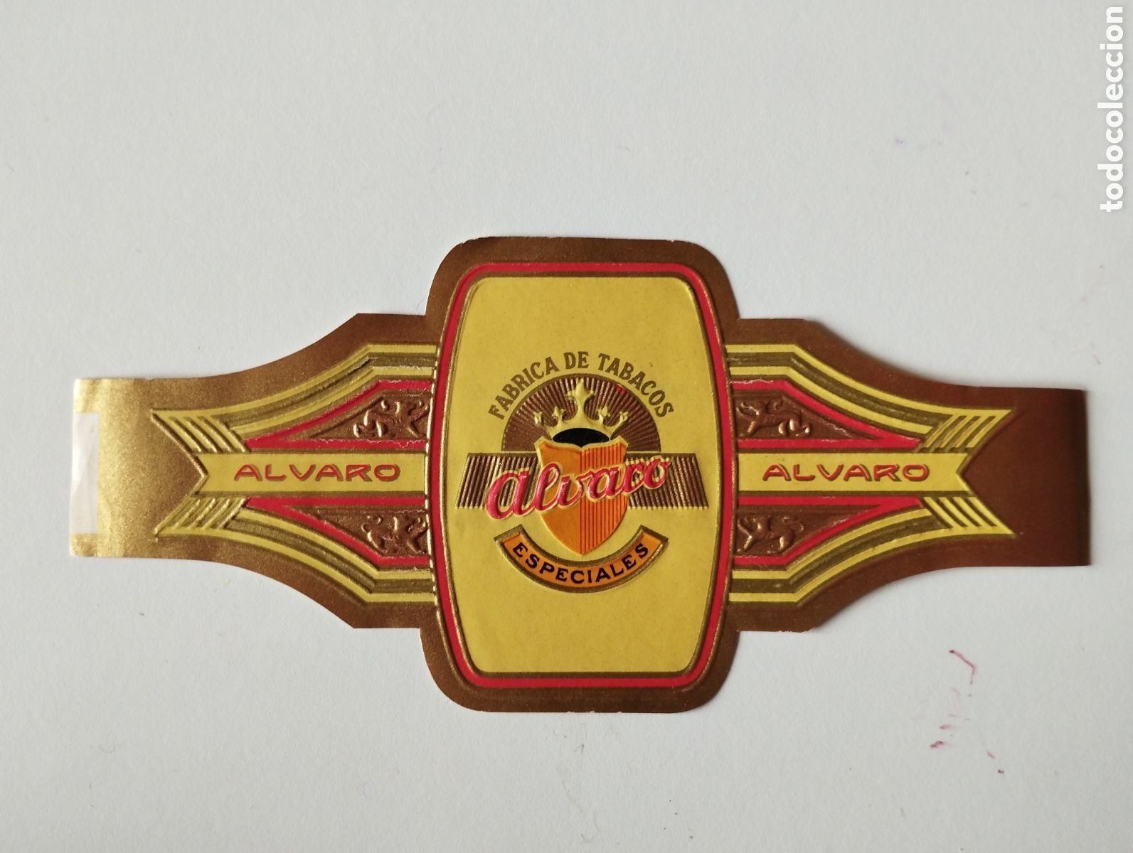 Vitolas de colecci&oacute;n: VITOLA ANAGRAMA DE ALVARO. VITOLA GRANDE.