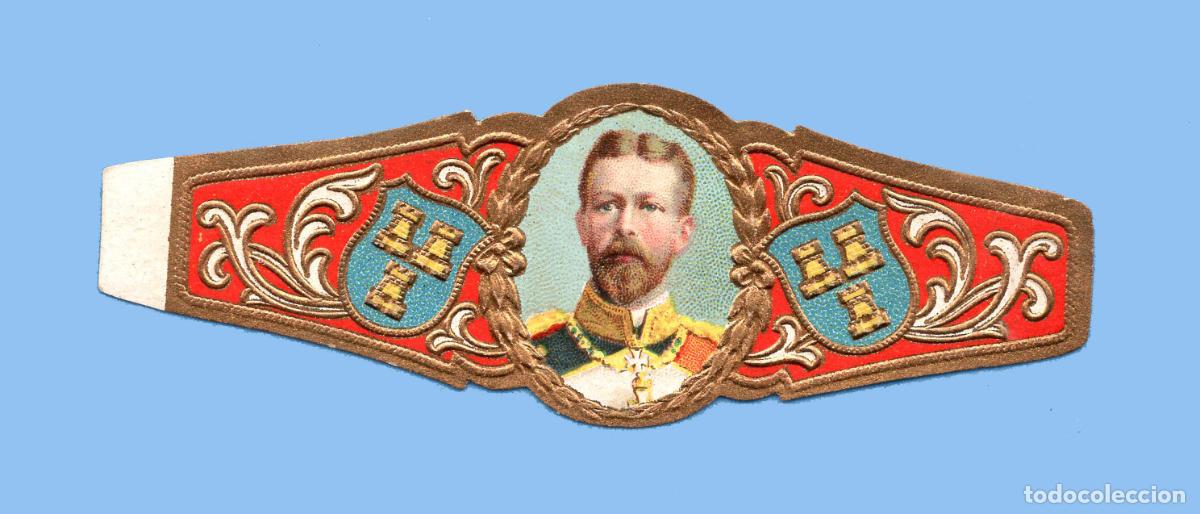 An&eacute;is de charuto de cole&ccedil;&atilde;o: VITOLA ANTIGUA - SIN MARCA - TEM&Aacute;TICA CASAS REALES E IMPERIOS - EL PR&Iacute;NCIPE ENRIQUE (ALEMANIA)