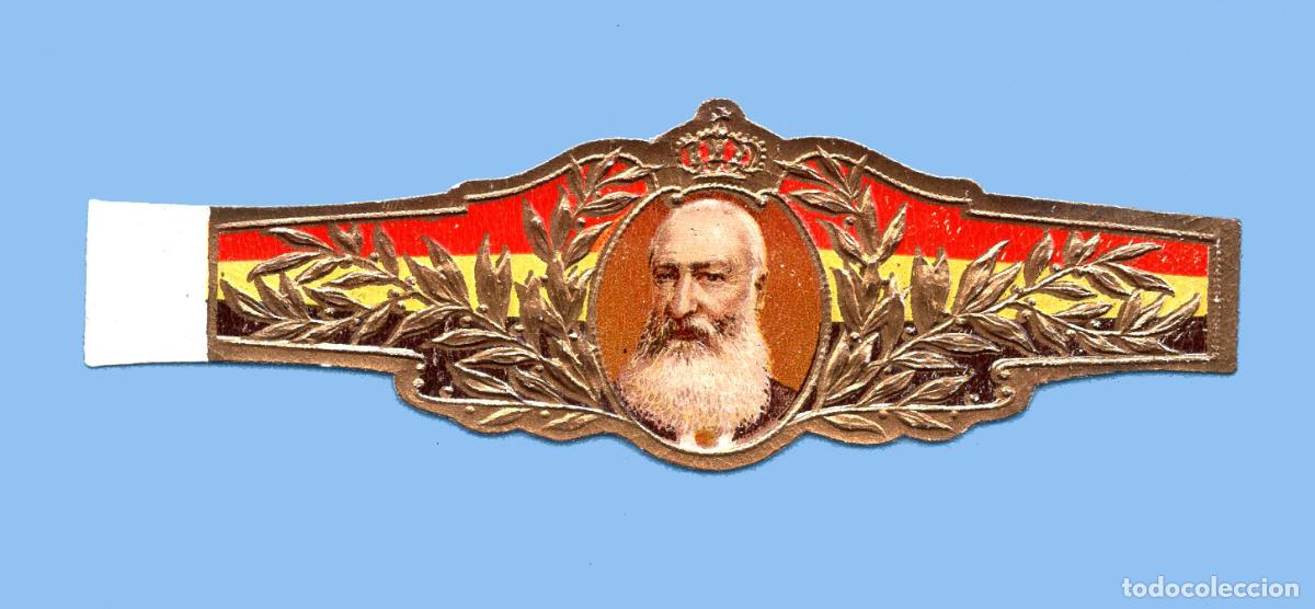 An&eacute;is de charuto de cole&ccedil;&atilde;o: VITOLA ANTIGUA - SIN MARCA - TEM&Aacute;TICA CASAS REALES - EL EMPERADOR LEOPOLDO II DE B&Eacute;LGICA