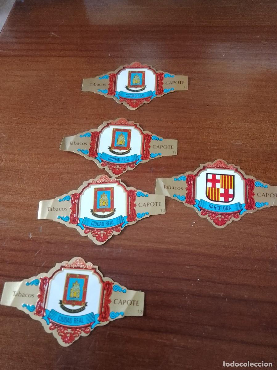 Vitolas de colecci&oacute;n: Lote de 5 vitolas capote - Foto 1