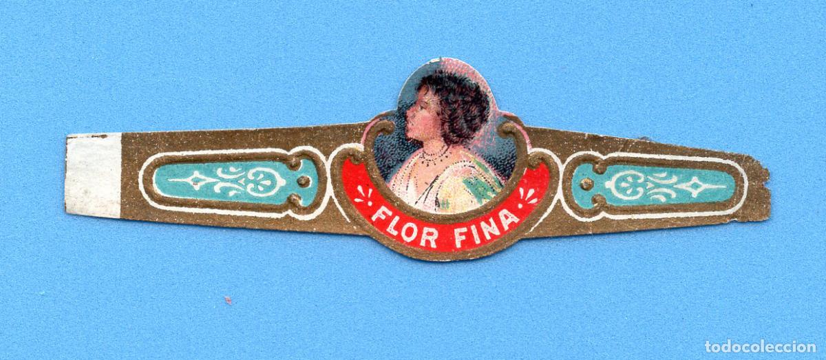 Collection cigar bands: VITOLA ANTIGUA - SIN MARCA - PROCEDENCIA USA - FLOR FINA - TEM&Aacute;TICA MUJERES