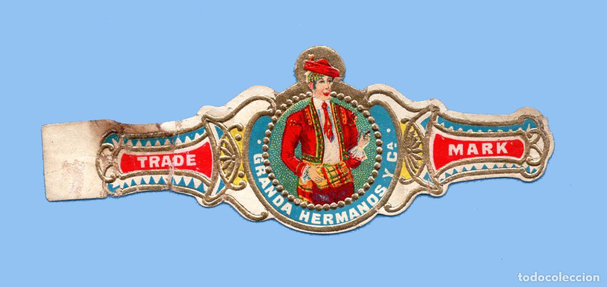 An&eacute;is de charuto de cole&ccedil;&atilde;o: VITOLA ANTIGUA - PROCEDENCIA USA - MARCA GRANDA HERMANOS Y CIA.