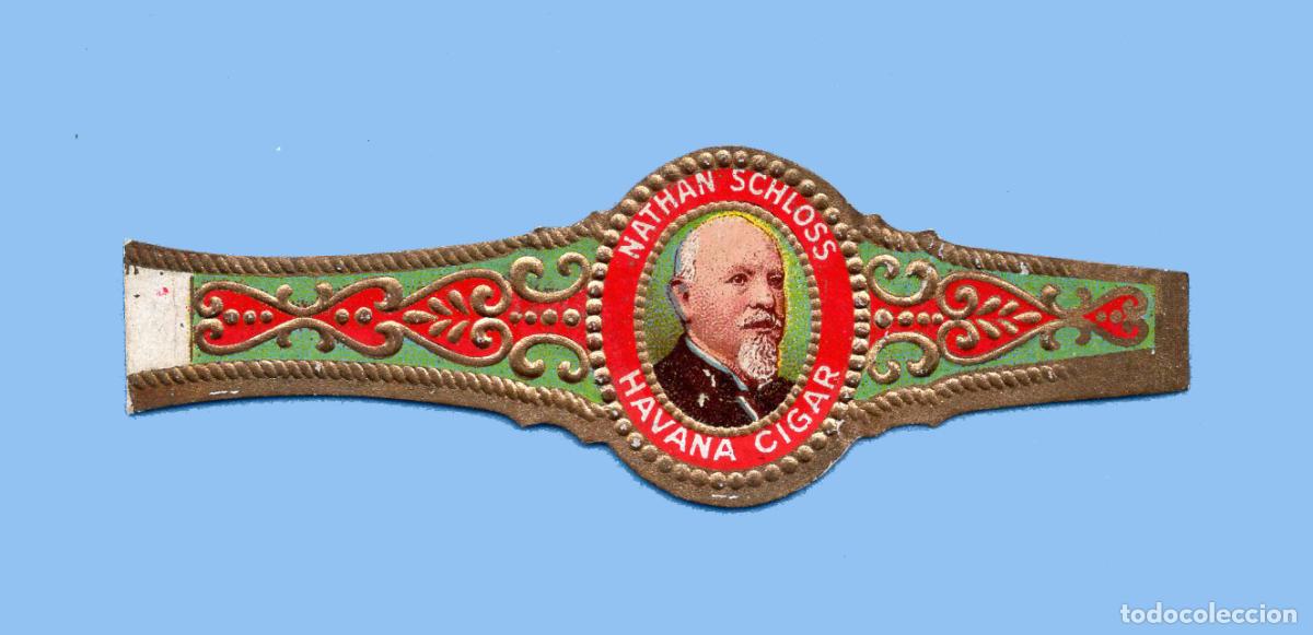 An&eacute;is de charuto de cole&ccedil;&atilde;o: VITOLA ANTIGUA - PROCEDENCIA USA - NATHAN SCHLOSS HAVANA CIGAR - TEM&Aacute;TICA PERSONAJES MASCULINOS