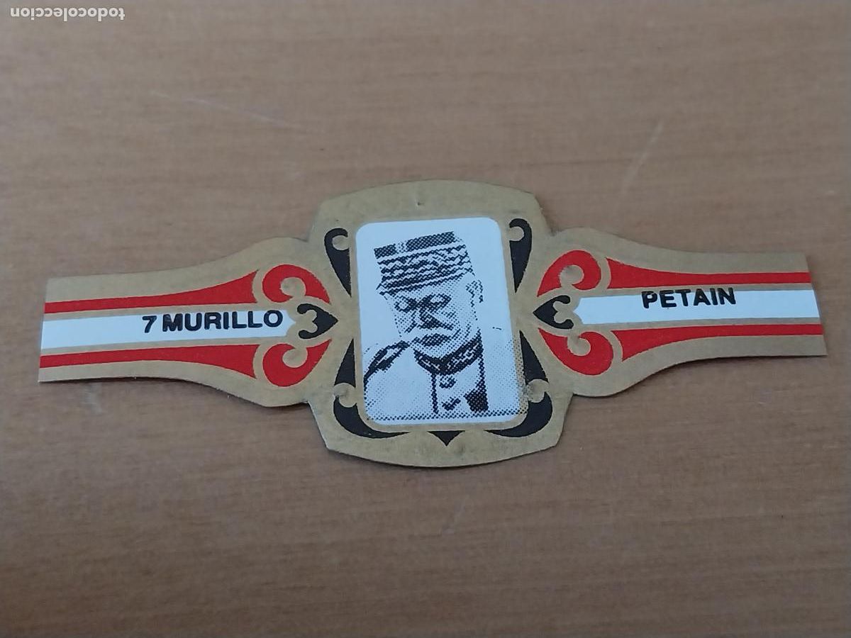 An&eacute;is de charuto de cole&ccedil;&atilde;o: PETAIN PRIMERA GUERRA MUNDIAL VENCEDOR DE VERDUN VITOLA MURILLO 6,5CM LARGO