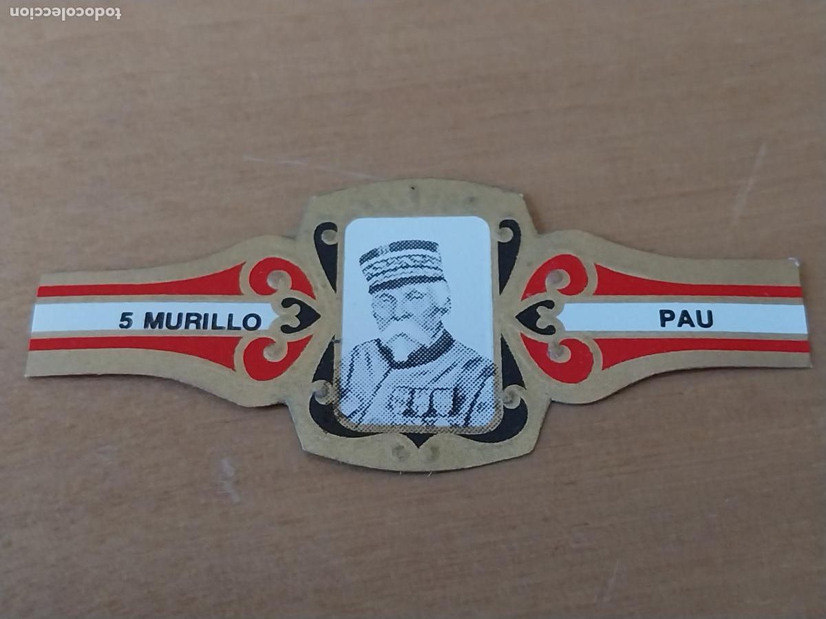 An&eacute;is de charuto de cole&ccedil;&atilde;o: PRIMERA GUERRA MUNDIAL MILITAR GENERAL PAU VITOLA MURILLO 6,5CM LARGO