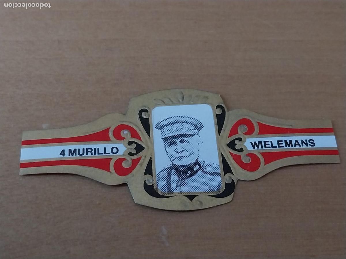 An&eacute;is de charuto de cole&ccedil;&atilde;o: PRIMERA GUERRA MUNDIAL MILITAR GENERAL WIELEMANS BELGICA VITOLA MURILLO 6,5CM LARGO