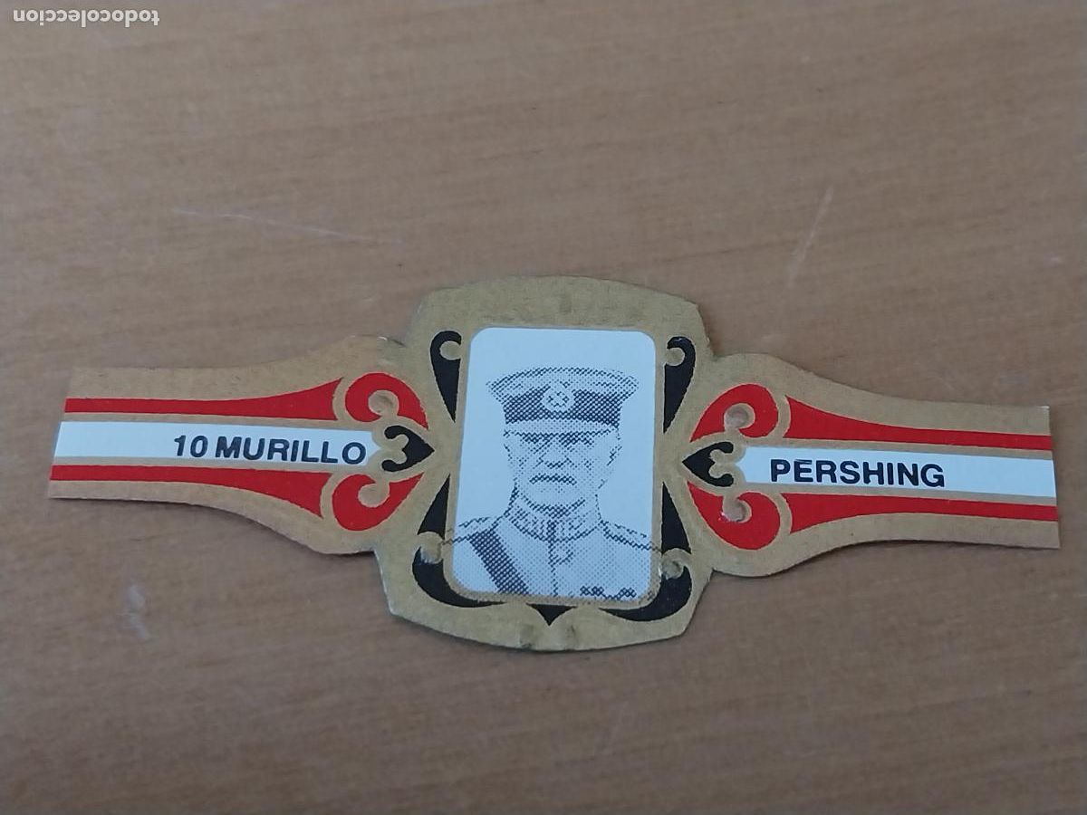 An&eacute;is de charuto de cole&ccedil;&atilde;o: PRIMERA GUERRA MUNDIAL MILITAR GENERAL PERSHING VITOLA MURILLO 6,5CM LARGO *