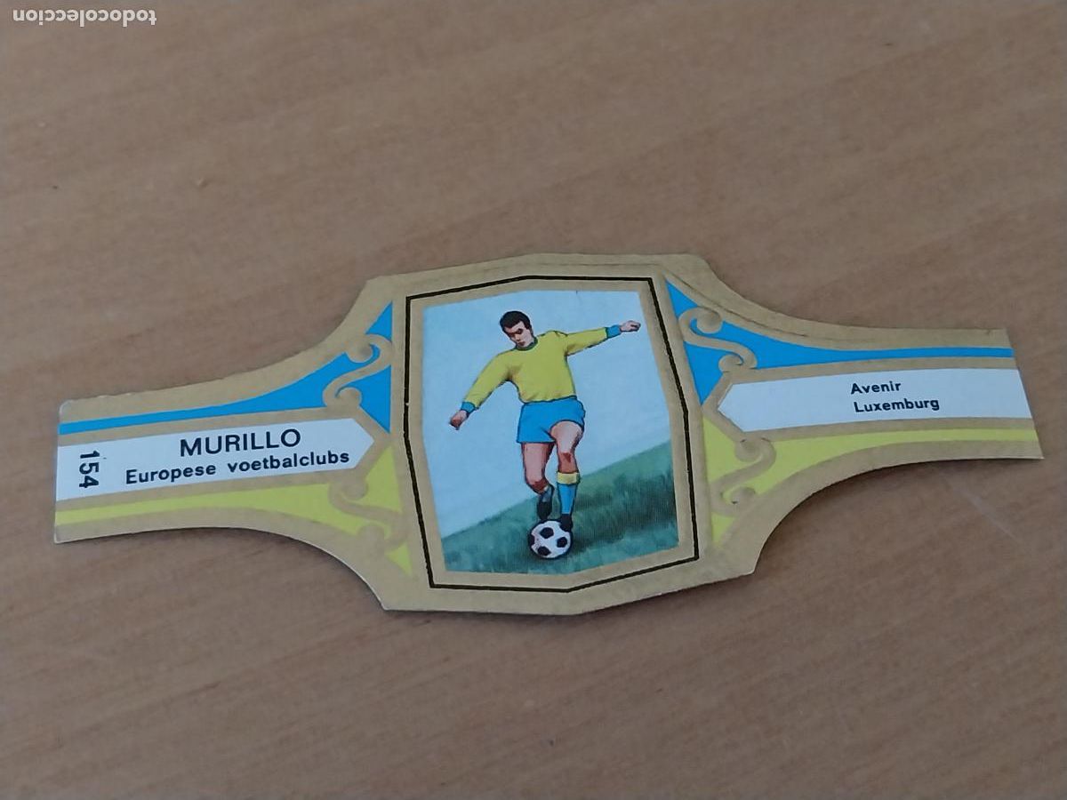 Collection cigar bands: AVENIR LUXEMBURGO FUTBOL TEAM VITOLA PROMO TABACO MURILLO 6,5CM VINTAGE ORIGINAL