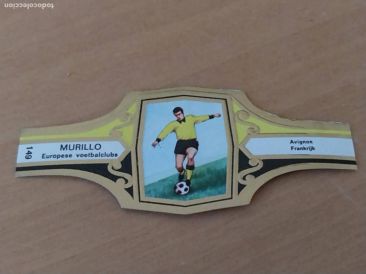 Collection cigar bands: AVIGNON FRANCIA FUTBOL TEAM VITOLA PROMO TABACO MURILLO 6,5CM VINTAGE ORIGINAL