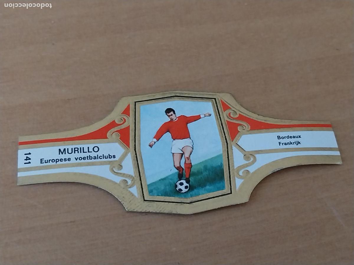 Collection cigar bands: BORDEAUX FRANCIA * FUTBOL TEAM VITOLA PROMO TABACO MURILLO 6,5CM VINTAGE ORIGINAL