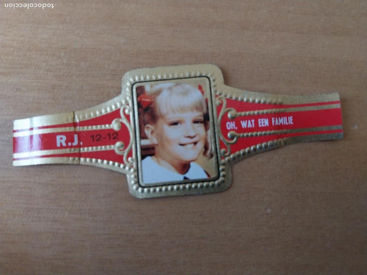 An&eacute;is de charuto de cole&ccedil;&atilde;o: OH, WAT EEN FAMILIE NR 12 VITOLA PROMO TABACO 6,5CM LARGO ORIGINAL VINTAGE 60&acute;S