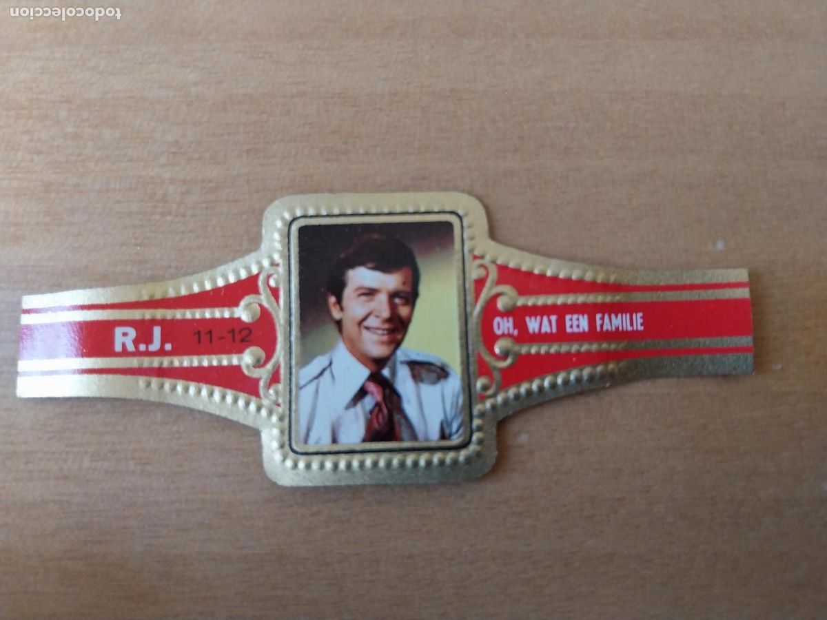 An&eacute;is de charuto de cole&ccedil;&atilde;o: OH, WAT EEN FAMILIE NR 11 VITOLA PROMO TABACO 6,5CM LARGO ORIGINAL VINTAGE 60&acute;S