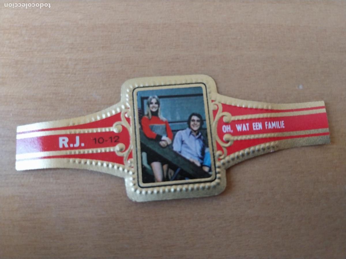 An&eacute;is de charuto de cole&ccedil;&atilde;o: OH, WAT EEN FAMILIE NR 10 VITOLA PROMO TABACO 6,5CM LARGO ORIGINAL VINTAGE 60&acute;S