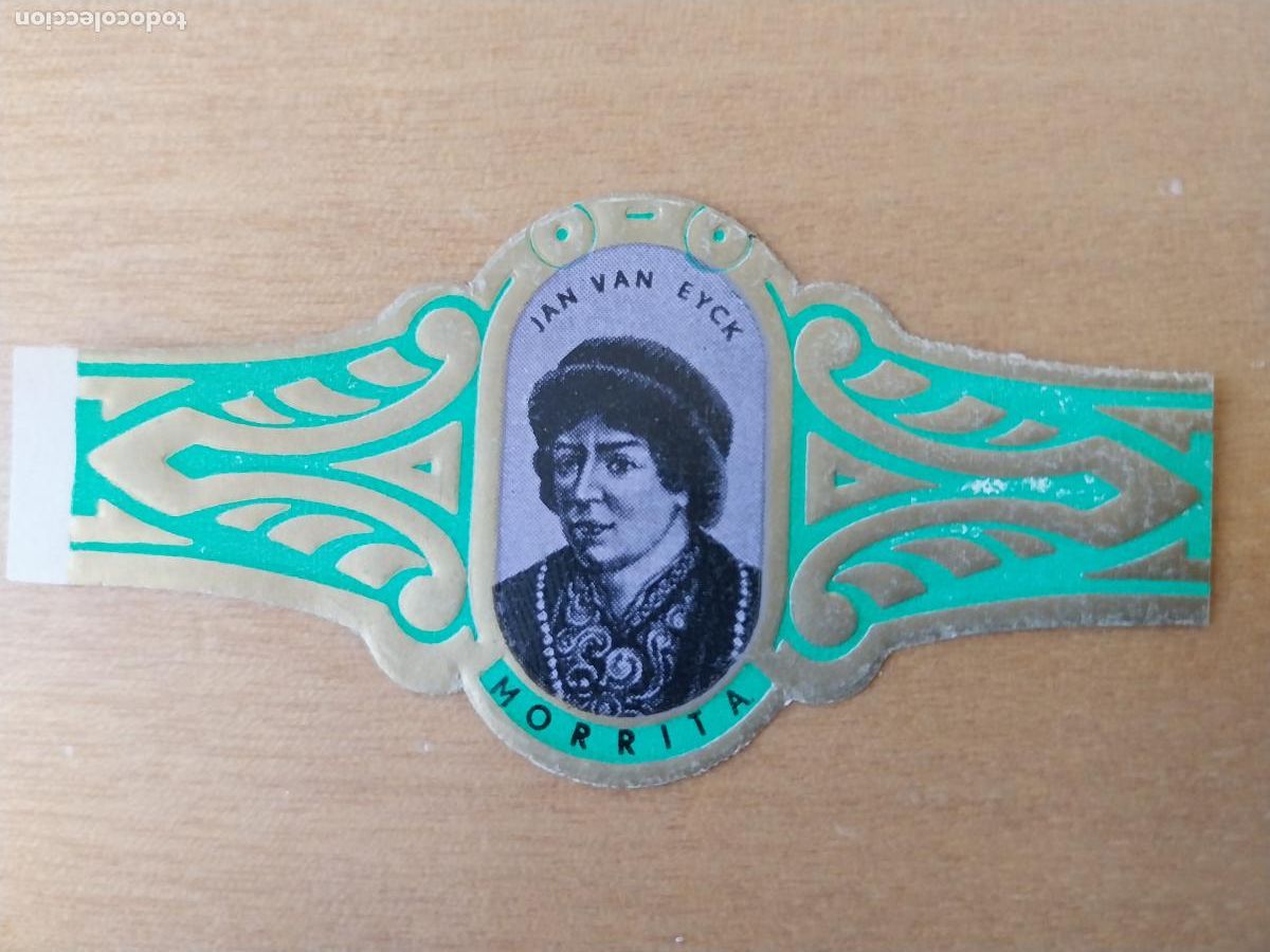 An&eacute;is de charuto de cole&ccedil;&atilde;o: JAN VAN EYCK VITOLA PROMO TABACO 8CM LARGO ORIGINAL VINTAGE 60&acute;S FONDO MORADO