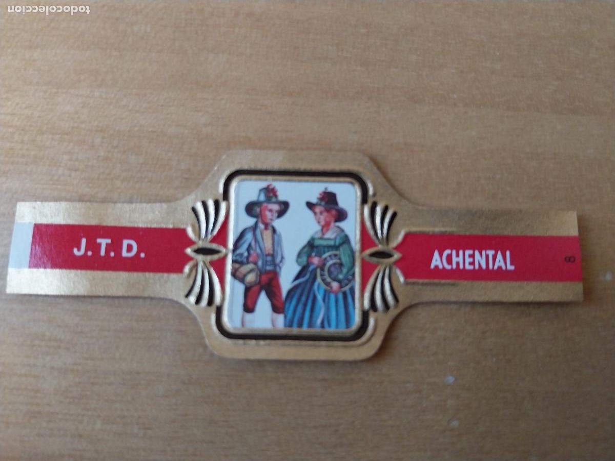 An&eacute;is de charuto de cole&ccedil;&atilde;o: ACHENTAL REGIONAL SUITS PROMO VITOLA TABACO 6,5CM LARGO VINTAGE ORIGINAL