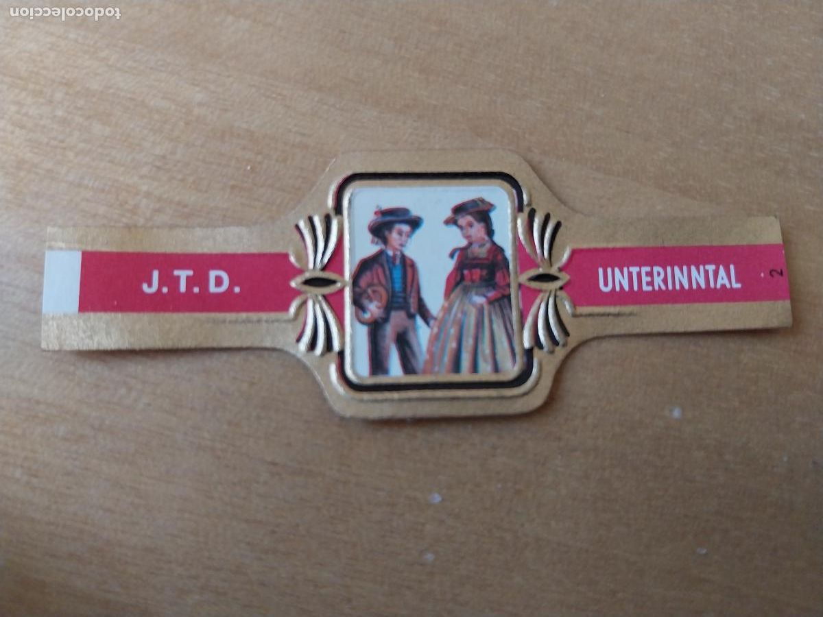 An&eacute;is de charuto de cole&ccedil;&atilde;o: UNTERINNTAL REGIONAL SUITS PROMO VITOLA TABACO 6,5CM LARGO VINTAGE ORIGINAL