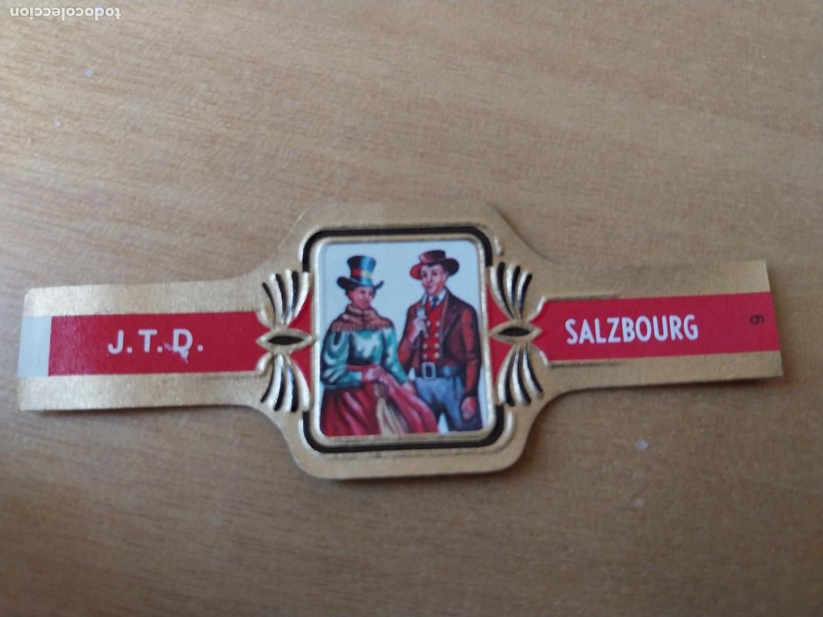 An&eacute;is de charuto de cole&ccedil;&atilde;o: SALZSBOURG REGIONAL SUITS PROMO VITOLA TABACO 6,5CM LARGO VINTAGE ORIGINAL
