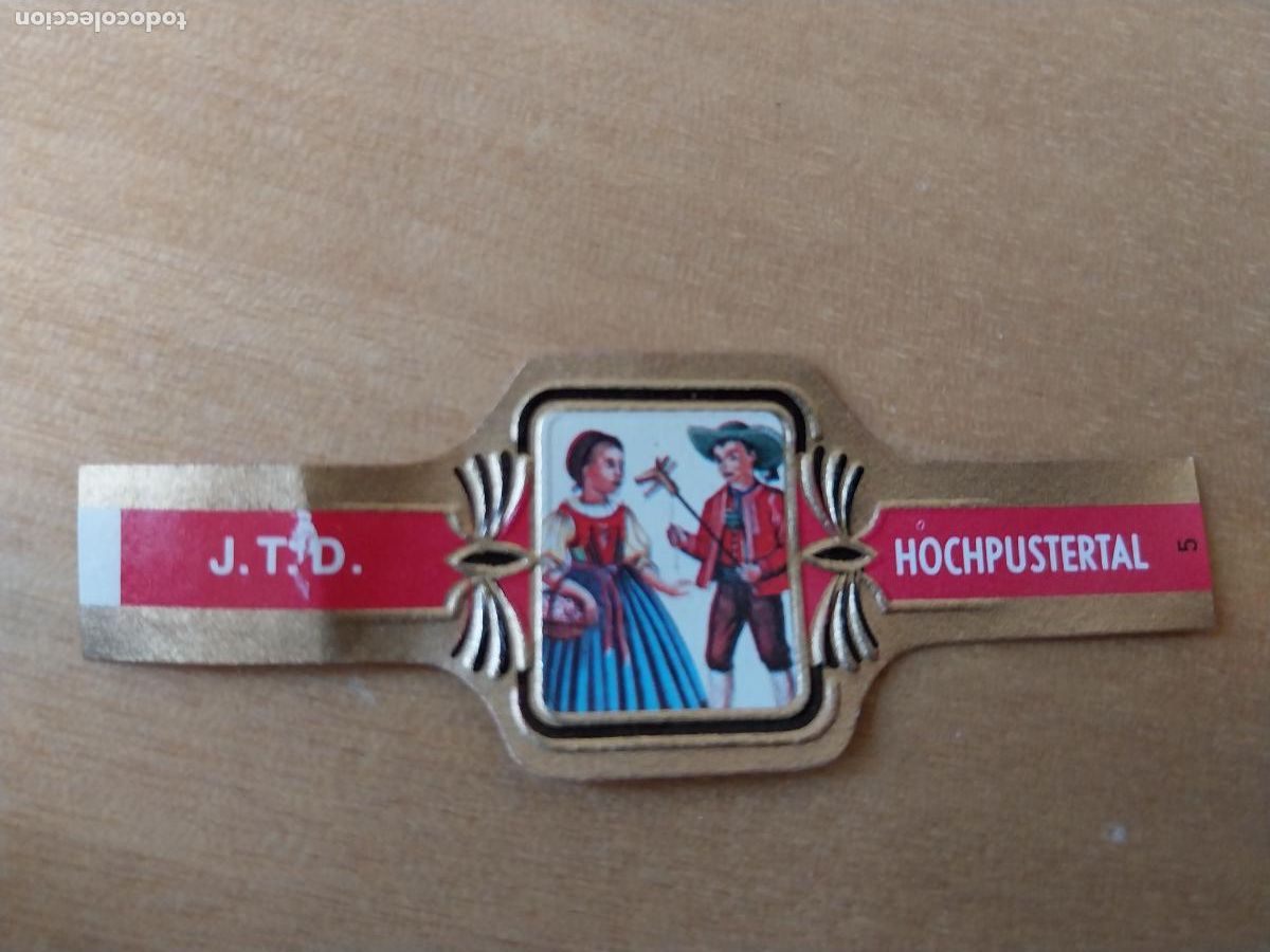 An&eacute;is de charuto de cole&ccedil;&atilde;o: HOCHPUSTERTAL REGIONAL SUITS PROMO VITOLA TABACO 6,5CM LARGO VINTAGE ORIGINAL