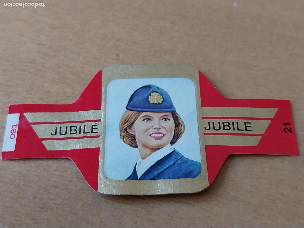 An&eacute;is de charuto de cole&ccedil;&atilde;o: AZAFATAS AEROLINEAS GRAN BRETA&Ntilde;A B.E.A. PROMO TABACO VITOLA 4,5CM LARGO ORIGINAL VINTAGE