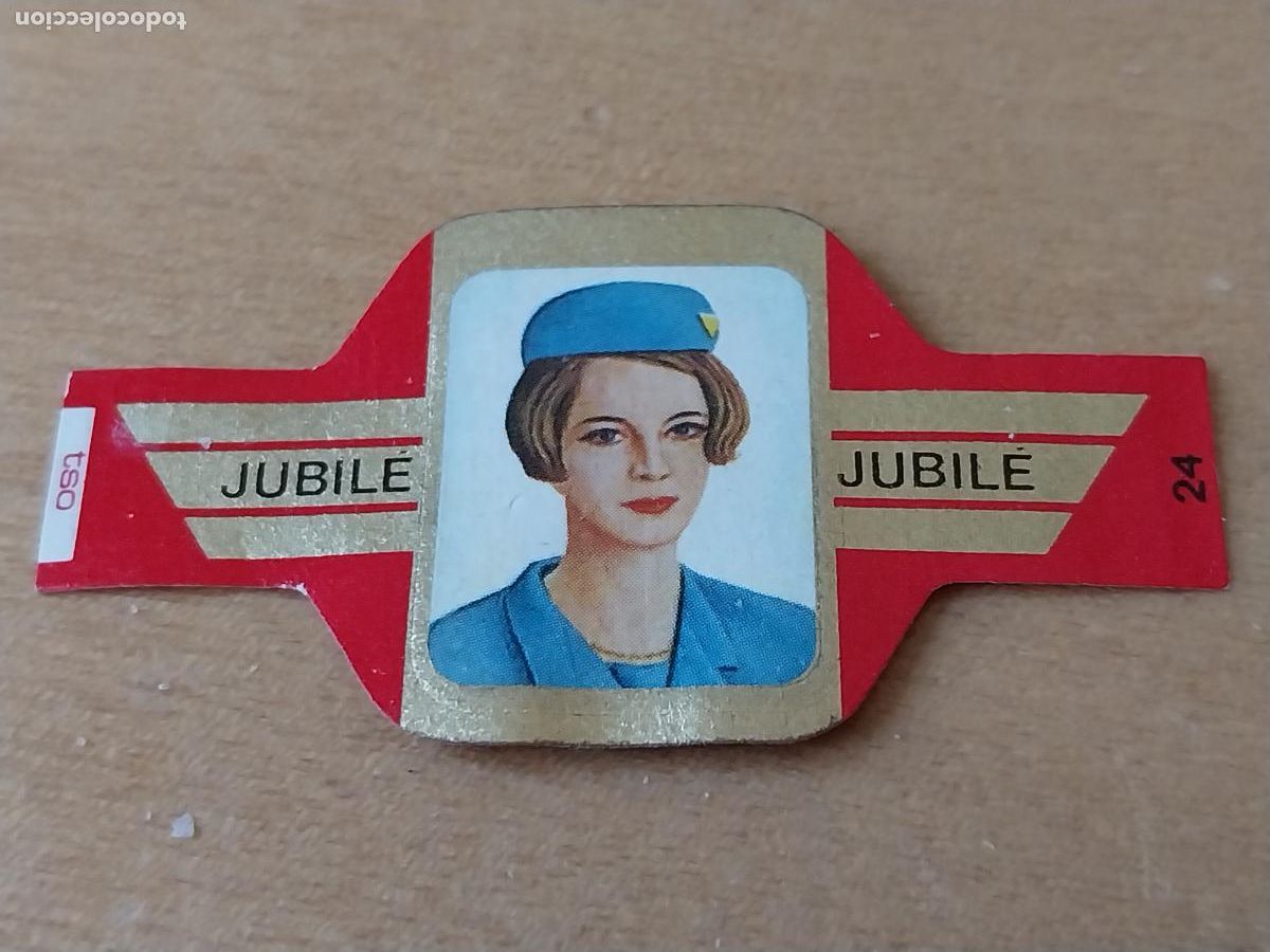 An&eacute;is de charuto de cole&ccedil;&atilde;o: AZAFATAS AEROLINEAS SABENA BELGICA PROMO TABACO VITOLA 4,5CM LARGO ORIGINAL VINTAGE