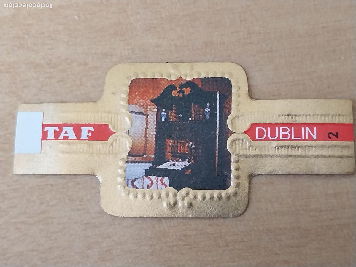 An&eacute;is de charuto de cole&ccedil;&atilde;o: DUBLIN OLD CASTLE TOWN PROMO TABACO VITOLA ANTIGUA ORIGINAL 5CM