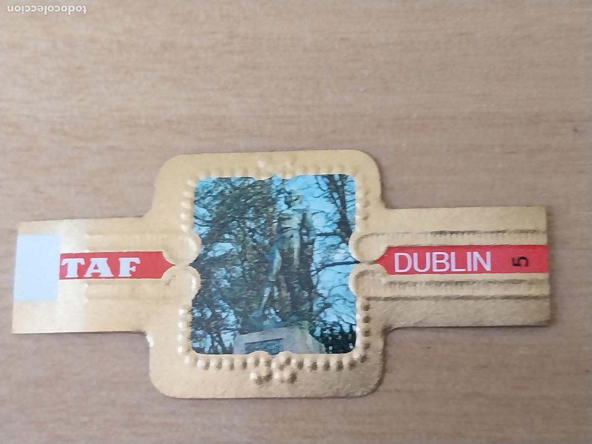 An&eacute;is de charuto de cole&ccedil;&atilde;o: DUBLIN ROBERT EMMET PROMO TABACO VITOLA ANTIGUA ORIGINAL 5CM