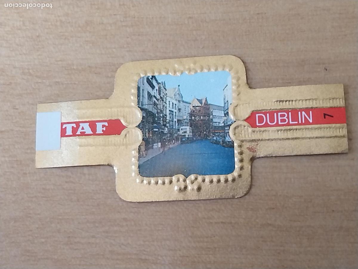 Collection cigar bands: DUBLIN CRAFTON STREET PROMO TABACO VITOLA ANTIGUA ORIGINAL 5CM