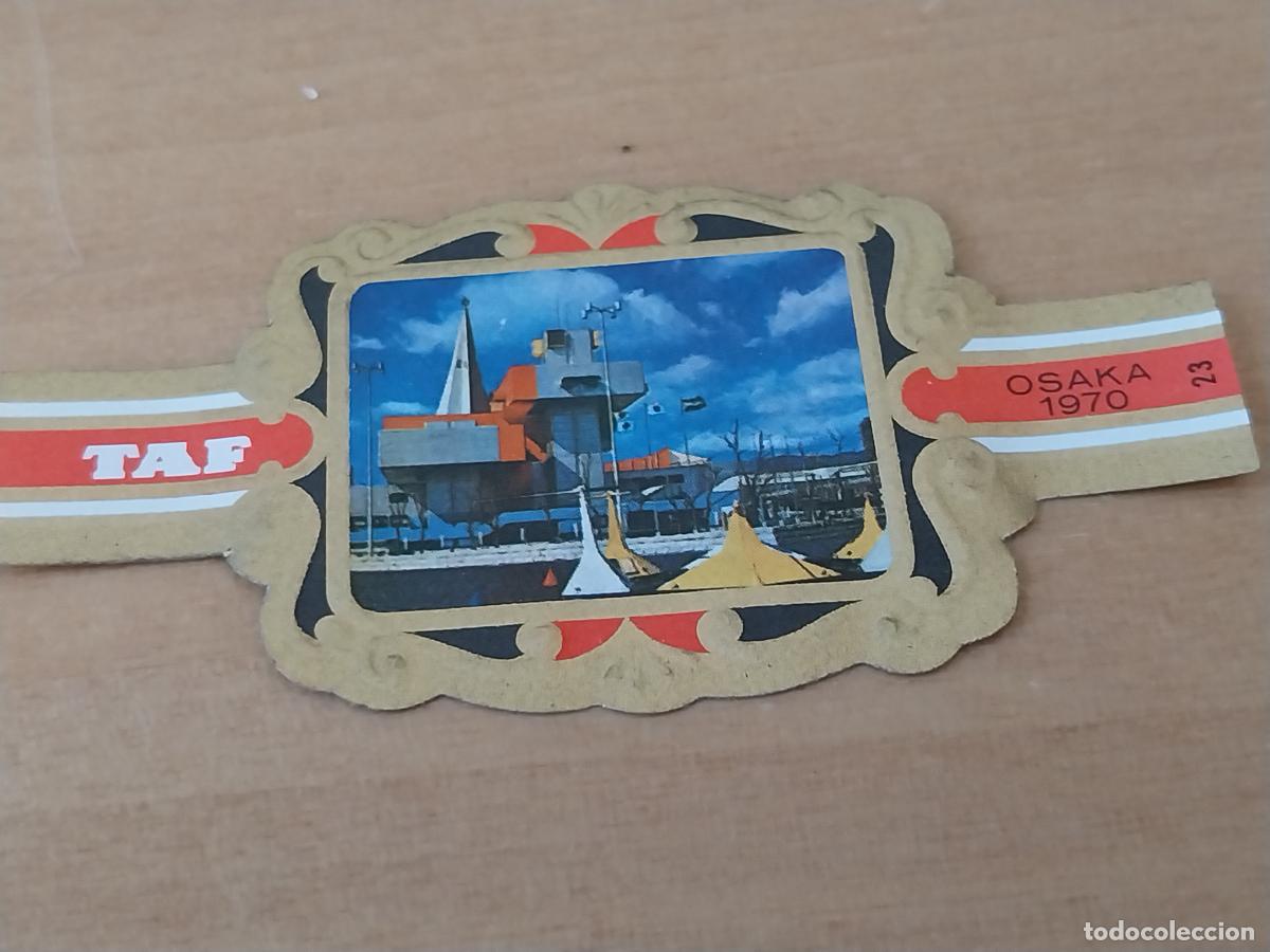An&eacute;is de charuto de cole&ccedil;&atilde;o: EXPO OSAKA JAPON 1970 PABELLON NEDERLANDEN PROMO TABACO VITOLA VINTAGE 6,5CM LARGO