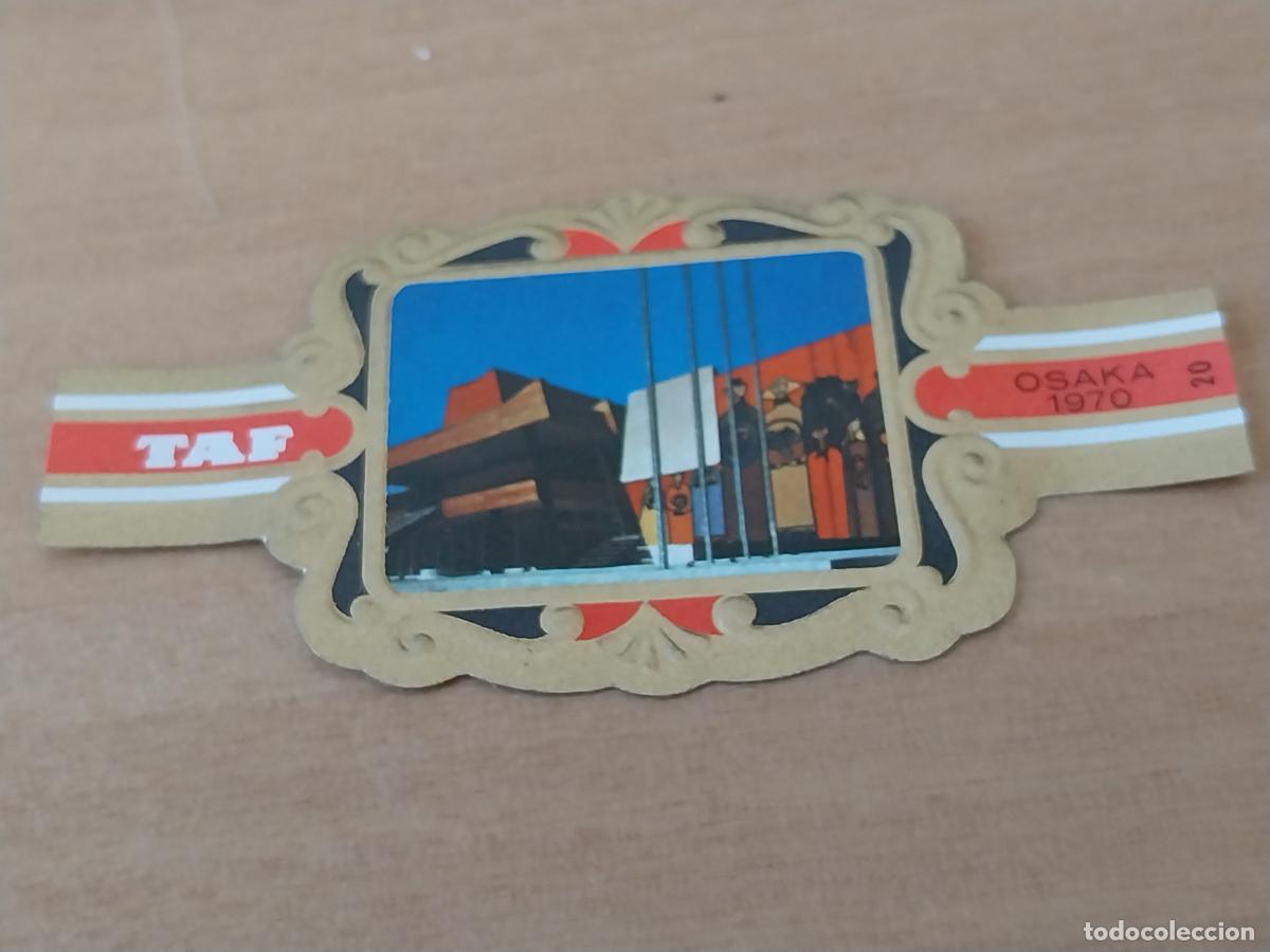 An&eacute;is de charuto de cole&ccedil;&atilde;o: EXPO OSAKA JAPON 1970 PABELLON ARGENTINA PROMO TABACO VITOLA VINTAGE 6,5CM LARGO