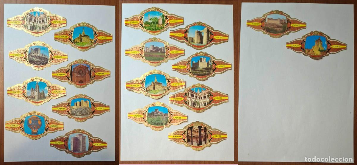 Collection cigar bands: 18 vitolas Ciudades Edificios Capote (venta de unidades sueltas)
