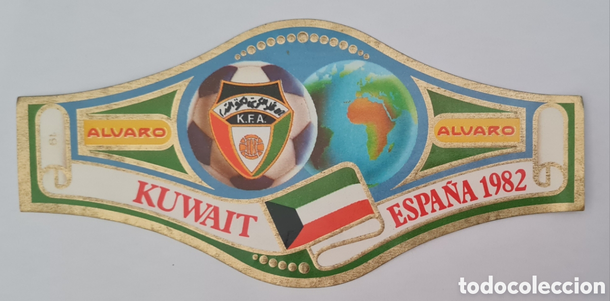An&eacute;is de charuto de cole&ccedil;&atilde;o: VITOLA N&deg;19 ALVARO - KUWAIT / ESPA&Ntilde;A 1982
