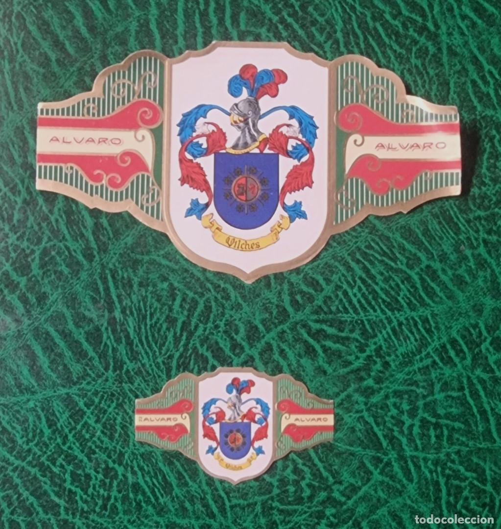 Vitolas de colecci&oacute;n: 2 VITOLAS ALVARO , SERIE HERALDICA -ESCUDO DEL APELLIDO VILCHES