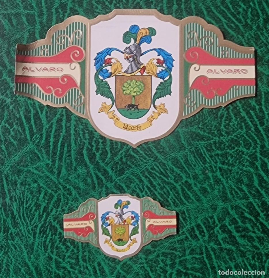 Vitolas de colecci&oacute;n: 2 VITOLAS ALVARO , SERIE HERALDICA -ESCUDO DEL APELLIDO UGARTE