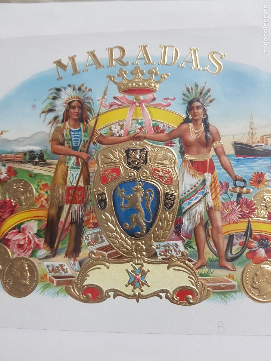 Vitolas de colecci&oacute;n: LITOGRAFIA PUROS MARADAS - Foto 4