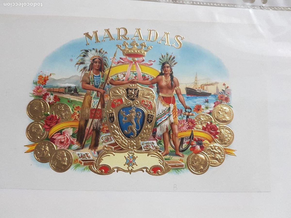 Vitolas de colecci&oacute;n: LITOGRAFIA PUROS MARADAS - Foto 1
