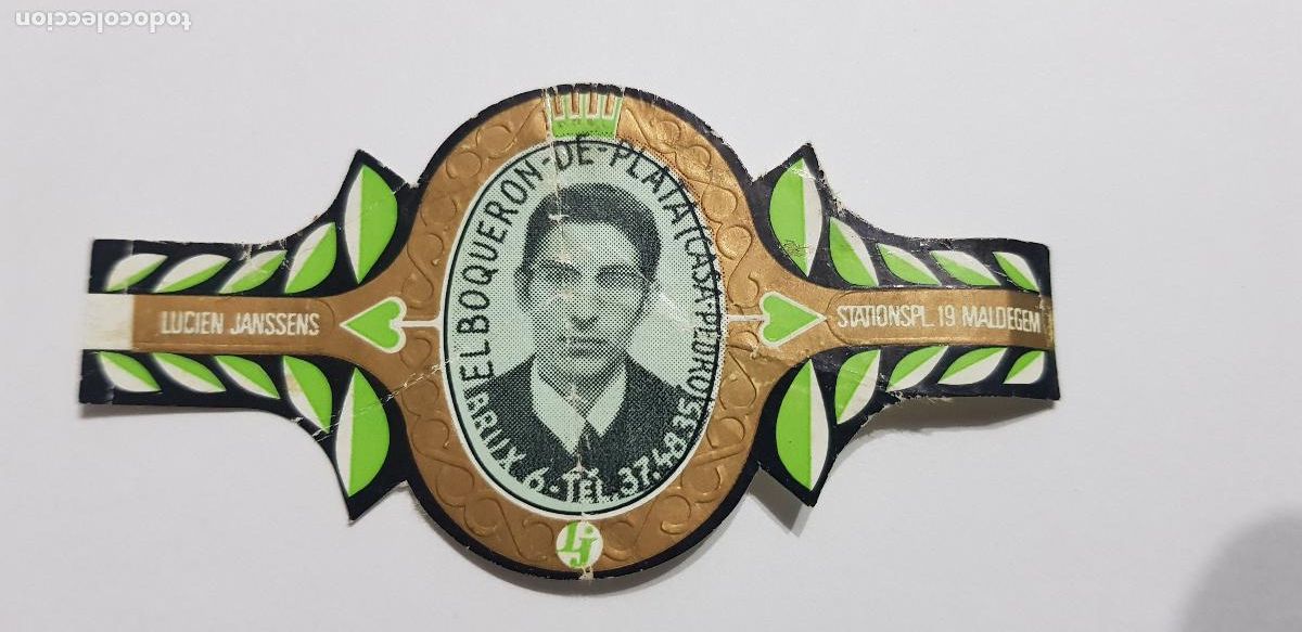 Vitolas de colecci&oacute;n: VITOLA PERSONALIZADA EL BOQUERON DE PLATA - Foto 1