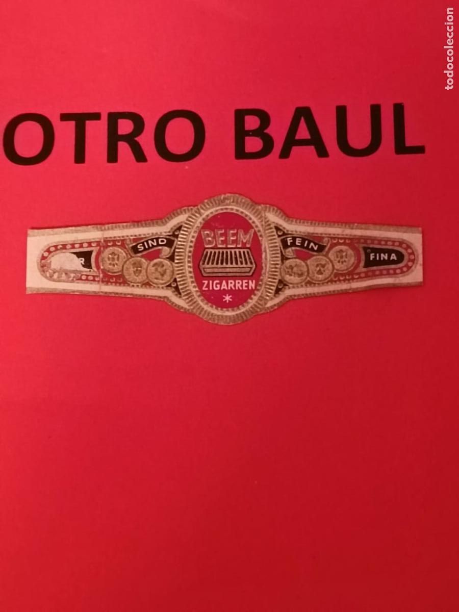 Vitolas de colecci&oacute;n: VITOLA BEEM ZIGARREN - Foto 1