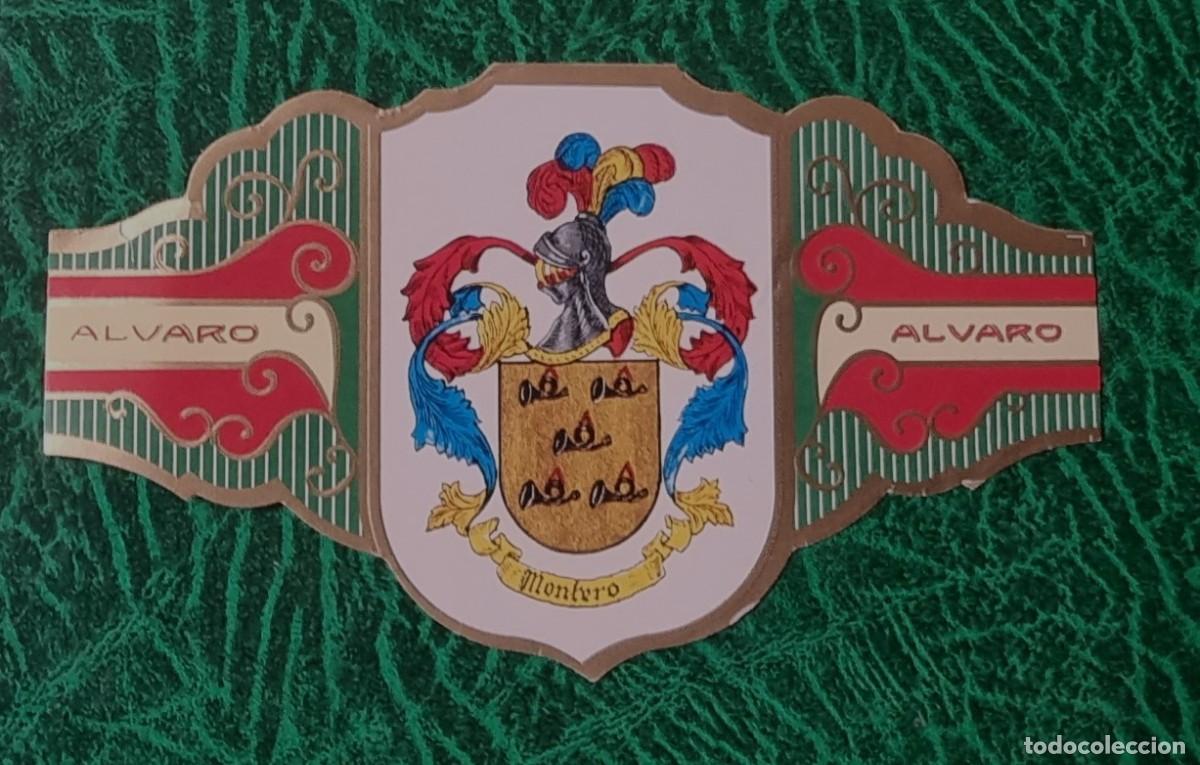 Bagues de cigare de collection: VITOLA ALVARO , SERIE III - HERALDICA -ESCUDO DEL APELLIDO MONTERO