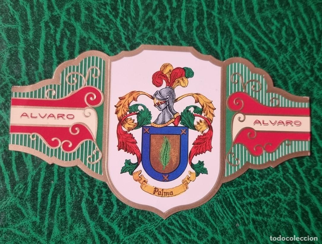 Bagues de cigare de collection: VITOLA ALVARO , SERIE III - HERALDICA -ESCUDO DEL APELLIDO PALMA