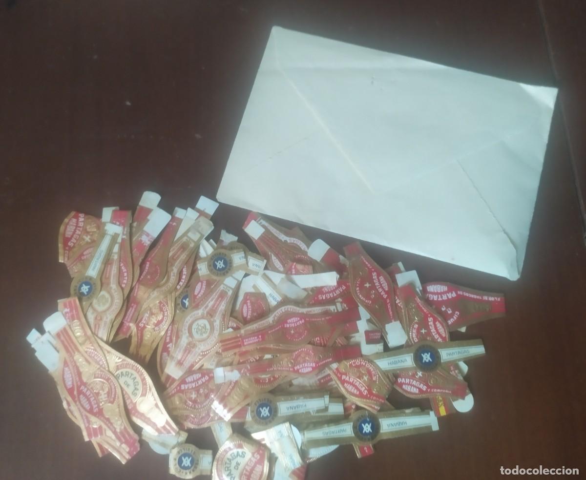 Vitolas de colecci&oacute;n: Sobre con vitolas de puro variadas - Foto 1