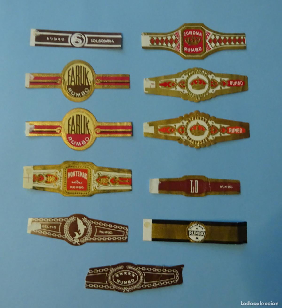 Vitolas de colecci&oacute;n: 11 VITOLAS MARCA RUMBO - Foto 1