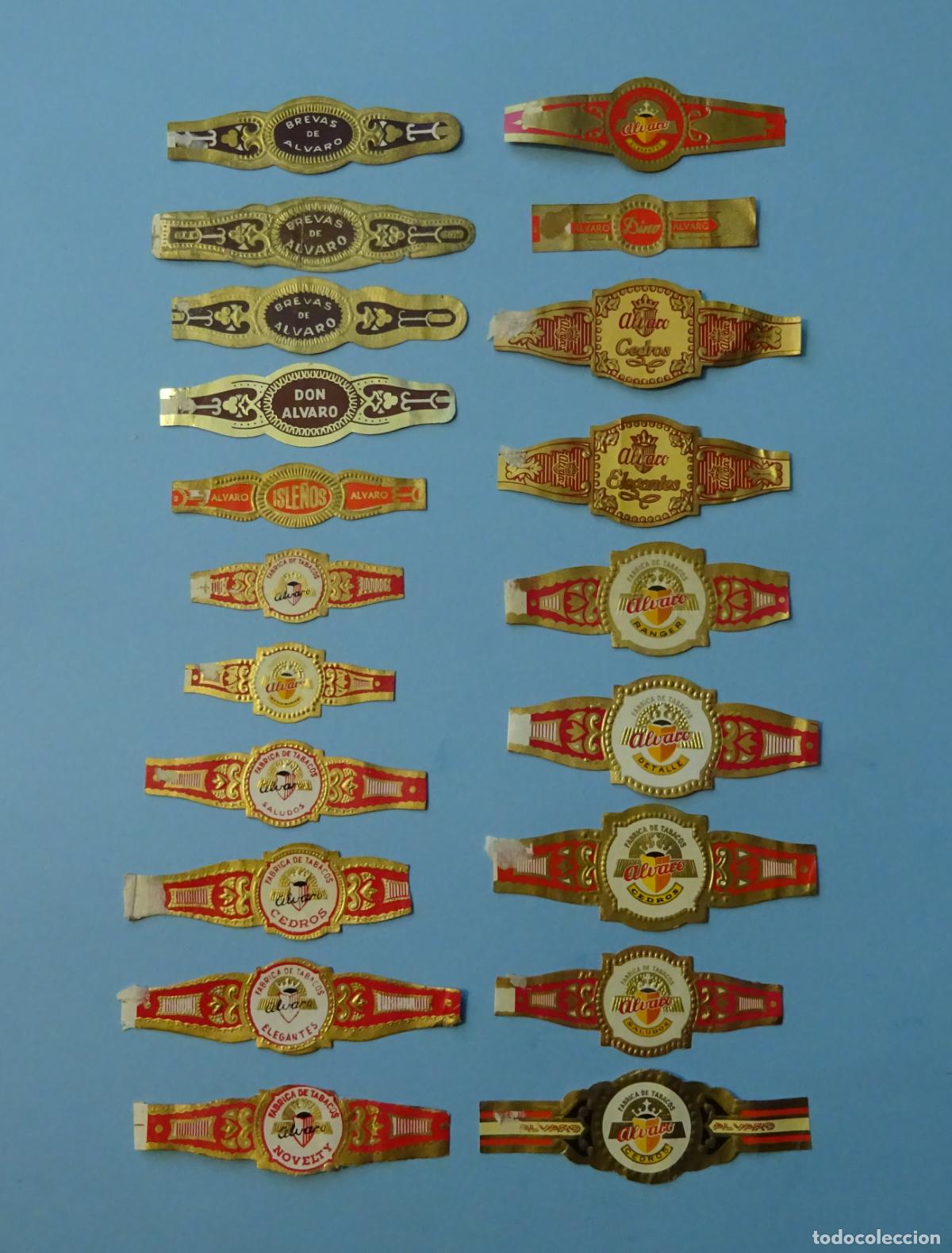 Vitolas de colecci&oacute;n: 20 VITOLAS MARCA ALVARO - Foto 1