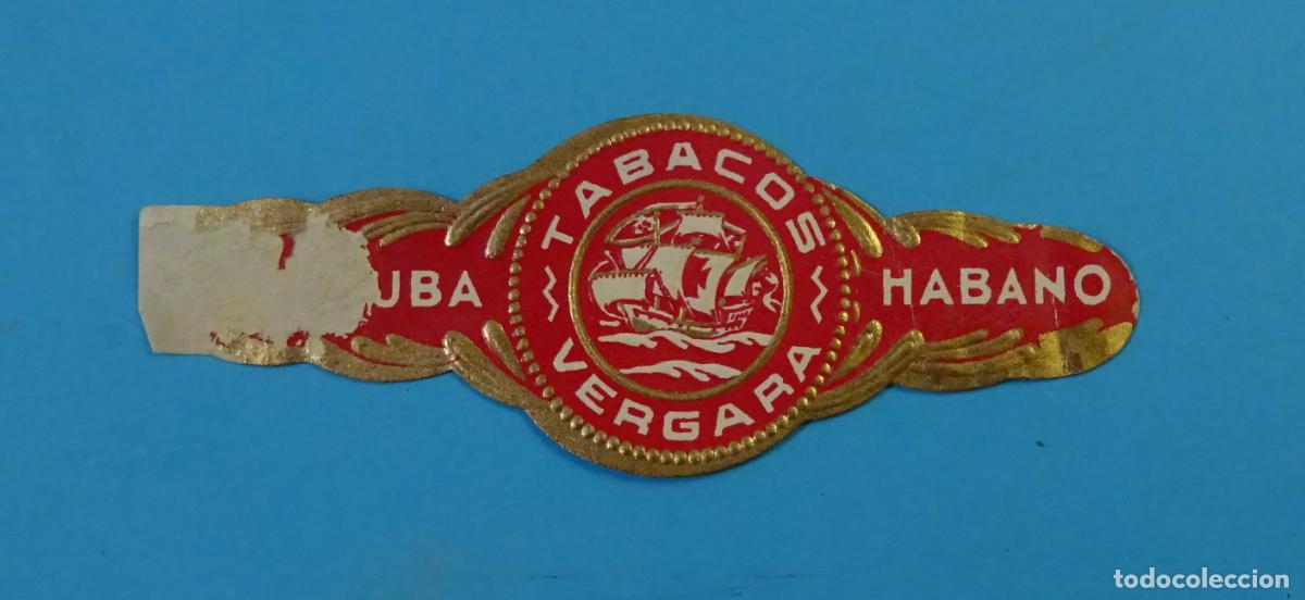 Vitolas de colecci&oacute;n: VITOLA TABACOS VERGARA CUBA - Foto 1